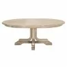 Essentials For Living Torrey 60" Round Extension Dining Table - Front Extended - Essentials For Living Torrey 60" Round Extension Dining Table - Front Extended