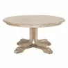 Essentials For Living Torrey 60" Round Extension Dining Table - Angled Unextended - Essentials For Living Torrey 60" Round Extension Dining Table - Angled Unextended