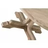 Essentials For Living Torrey 60" Round Extension Dining Table - Leg Close-up - Essentials For Living Torrey 60" Round Extension Dining Table - Leg Close-up