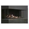Sierra Flame 38" Three Sided Natural Gas or Liquid Propane Gas Fireplace - Glass Side 2