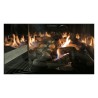 Sierra Flame 38" Three Sided Natural Gas or Liquid Propane Gas Fireplace - Glass Side