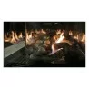 Sierra Flame 38" Three Sided Natural Gas or Liquid Propane Gas Fireplace - Glass Side - Sierra Flame 38" Three Sided Natural Gas or Liquid Propane Gas Fireplace - Glass Side