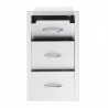 Summerset Grills 17" Vertical 2-Drawer and Paper Towel Holder Combo - Front with Drawers Opened