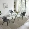 J&M Furniture MC Tower Round Table Side Top View - J&M Furniture MC Tower Round Table Side Top View
