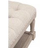 Townsend Tufted Coffee Table - Bisque - Edge Close-up