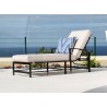 La Jolla Chaise in Canvas Flax w/ Self Welt - Lifestyle