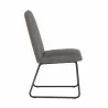 Sunpan Huxley Dining Chair in Dawn Grey - Side Angle - Sunpan Huxley Dining Chair in Dawn Grey - Side Angle