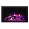 Purple Flame with Log - Purple Flame with Log