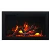 Red  Flame with Log - Red  Flame with Log