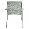 Woodard Tribeca Padded Dining Armchair - Back