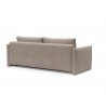  Innovation Living Tripi Sofa Bed - Cordufine Beige - Back Angled