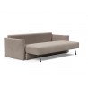  Innovation Living Tripi Sofa Bed - Cordufine Beige - Leg Folded Angled 