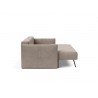  Innovation Living Tripi Sofa Bed - Cordufine Beige - Leg Folded Side
