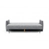  Innovation Living Tripi Sofa Bed - Twist Granite - Fully Folded Front