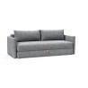  Innovation Living Tripi Sofa Bed - Twist Granite - Angled