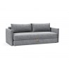  Innovation Living Tripi Sofa Bed - Twist Granite - Angled