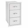 Summerset Grills 17" Triple Drawer - Angled View