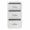 Summerset Grills 17" Triple Drawer - Front with Opened Drawers - Summerset Grills 17" Triple Drawer - Front with Opened Drawers