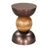 Tripoli Side Table in Bronze- front view 1 - Tripoli Side Table in Bronze- front view 1