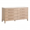 Essentials For Living Cambria 8-Drawer Double Dresser - Front Side Angle