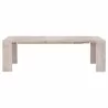 Essentials For Living Tropea Extension Dining Table - Front Semi Extended - Essentials For Living Tropea Extension Dining Table - Front Semi Extended