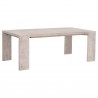 Essentials For Living Tropea Extension Dining Table - Angled and Unextended