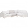 Essentials For Living Tropez Outdoor Modular Armless Sofa Chair - In Set