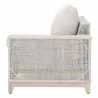 Tropez Outdoor Modular 2-Seat Right Arm Sofa in Taupe - Side Angle - Tropez Outdoor Modular 2-Seat Right Arm Sofa in Taupe - Side Angle