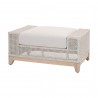 Essentials For Living Tropez Outdoor Ottoman - Front Side Angle