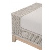 Essentials For Living Tropez Outdoor Ottoman - Seat Top Angled