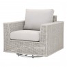 Essentials For Living Tropez Outdoor Swivel Rocker Sofa Chair - Angled