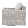 Essentials For Living Tropez Outdoor Swivel Rocker Sofa Chair - Side Angle