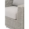 Essentials For Living Tropez Outdoor Swivel Rocker Sofa Chair - Arm Detail