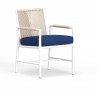 Sabbia Dining Chair in Echo Midnight, No Welt - Front Side Angle