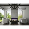 Amantii 70" 3 Sided Glass Electric Fireplace Built-in Only - Lifestyle