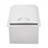 TrueFlame 17"x 24" 1.7c Drop-in Cooler - Lid Closed