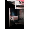 TrueFlame Deluxe Cart With Fold-Down Side Shelves - Paper Towel Holder