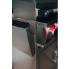 TrueFlame Deluxe Cart With Fold-Down Side Shelves - Side Shelf Down