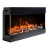 Remii 30" 3 Sided Electric Fireplace - Birch 2
