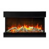Remii 30" 3 Sided Electric Fireplace - Birch 3