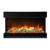 Remii 30" 3 Sided Electric Fireplace - Birch 3