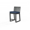 Redondo Counter Stool in Spectrum Indigo, No Welt - Front Side Angle