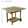 Anderson Teak Danica Serving Table Trolley 4 - Anderson Teak Danica Serving Table Trolley 4