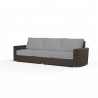 Montecito Sofa in Canvas Granite w/ Self Welt - Front Side Angle