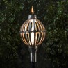 The Outdoor Plus Globe Torch - Stainless Steel