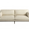 Sunpan Mackenzie Sofa - Astoria Cream Leather - Front Angle