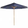 Teak Furniture Umbrella - Blue - Teak Furniture Umbrella - Blue