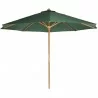 Teak Furniture Umbrella - Green - Teak Furniture Umbrella - Green