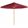 Teak Furniture Umbrella - Red