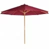 Teak Furniture Umbrella - Red - Teak Furniture Umbrella - Red